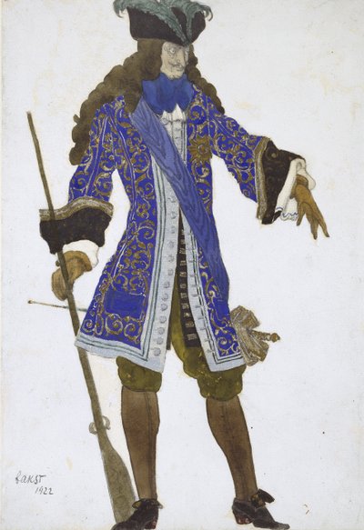 Diseño para el Traje del Conde en el Acto III de 